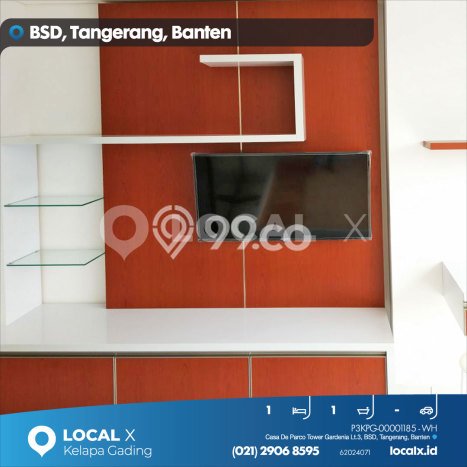Apartemen Minimalis untuk Disewa, 1 Kamar di Tangerang Apartemen Minimalis untuk Disewa, 1 Kamar di Tangerang