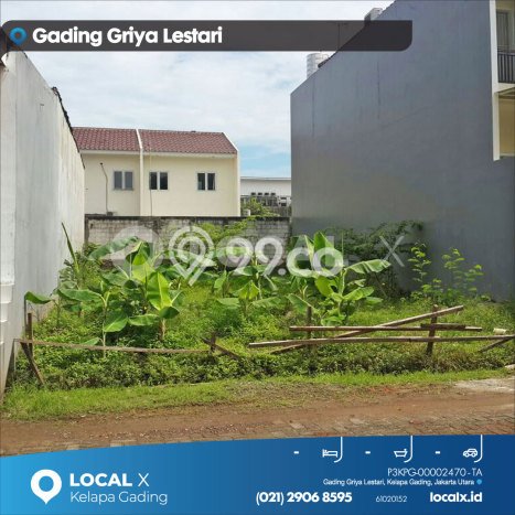 Kavling Tanah di Kelapa Gading Dijual Luas 180m2 Legalitas - Kavling Tanah di Kelapa Gading Dijual Luas 180m2 Legalitas -