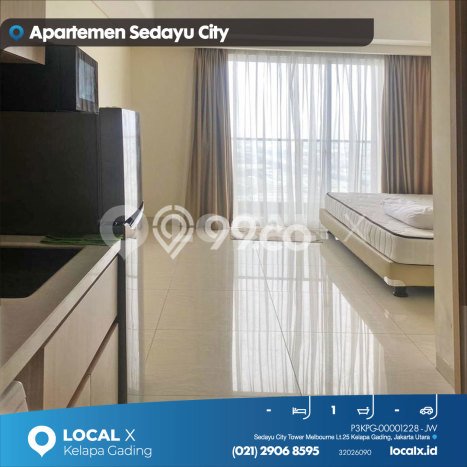 Disewakan Apartemen Minimalis 28m2 Punya 0 KT, 1 KM, Lokasi di Kelapa Gading Disewakan Apartemen Minimalis 28m2 Punya 0 KT, 1 KM, Lokasi di Kelapa Gading