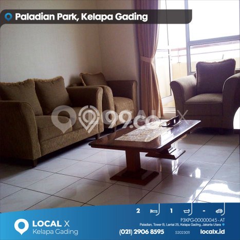 Apartemen Disewakan Murah 2 KT / 1 KM di Kelapa Gading, Jakarta Utara Apartemen Disewakan Murah 2 KT / 1 KM di Kelapa Gading, Jakarta Utara