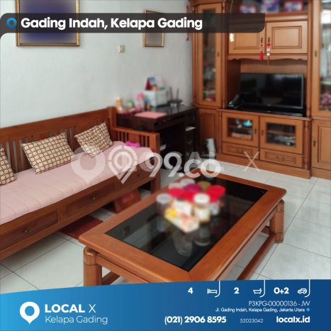 Jual Rumah Strategis Bagus Punya 4 KT di Kelapa Gading Jakarta Utara SHM Jual Rumah Strategis Bagus Punya 4 KT di Kelapa Gading Jakarta Utara SHM