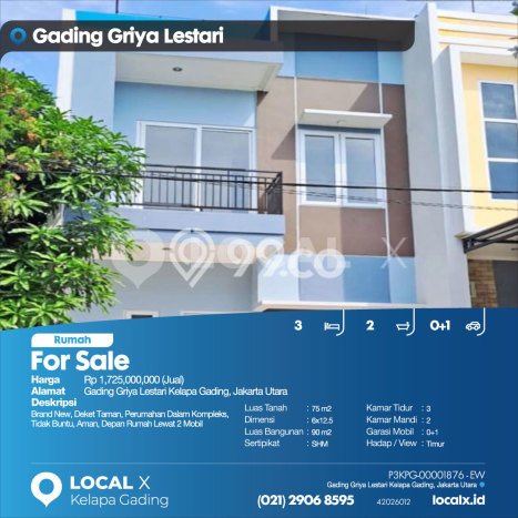 Dijual Rumah Strategis Bagus Punya 3 KT di Kelapa Gading Jakarta Utara SHM Dijual Rumah Strategis Bagus Punya 3 KT di Kelapa Gading Jakarta Utara SHM