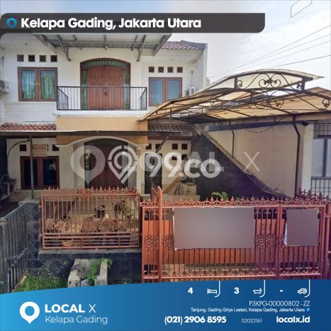 Rumah Modern Minimalis 4 Kamar Siap Huni di Kelapa Gading Rumah Modern Minimalis 4 Kamar Siap Huni di Kelapa Gading