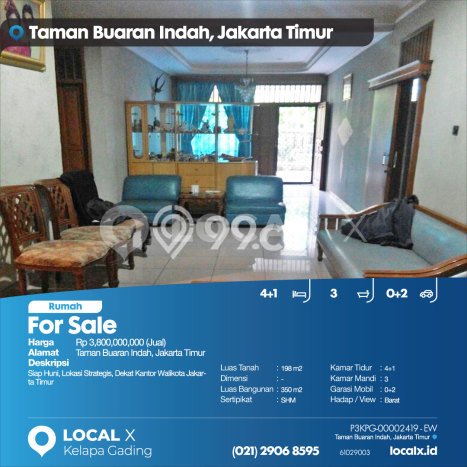 Rumah Elit Modern Siap Huni di Buaran Jakarta Timur Rumah Elit Modern Siap Huni di Buaran Jakarta Timur