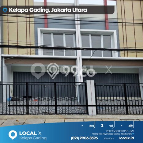 FOR SALE! Ruko di Kelapa Gading Jakarta Utara, LT 67m2, LB 130m2 FOR SALE! Ruko di Kelapa Gading Jakarta Utara, LT 67m2, LB 130m2