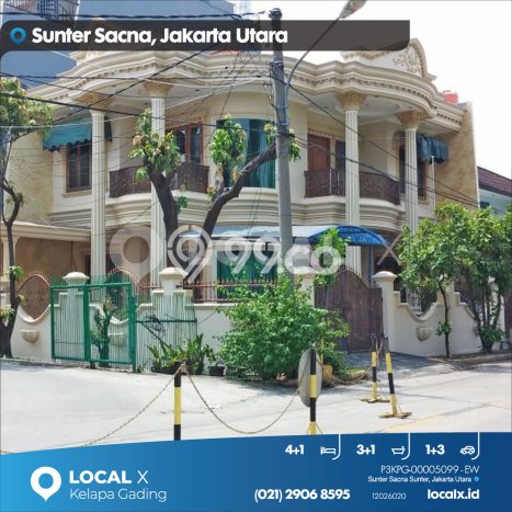 Rumah sewa siap pakai 4 KT di Sunter, Jakarta Utara Rumah sewa siap pakai 4 KT di Sunter, Jakarta Utara