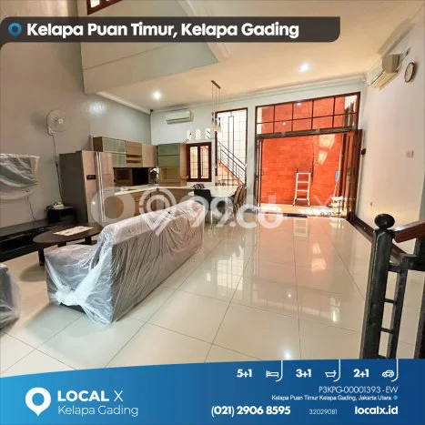 Sewa cepat hunian minimalis strategis 5 Kamar di Kelapa Gading, Jakarta Utara Sewa cepat hunian minimalis strategis 5 Kamar di Kelapa Gading, Jakarta Utara