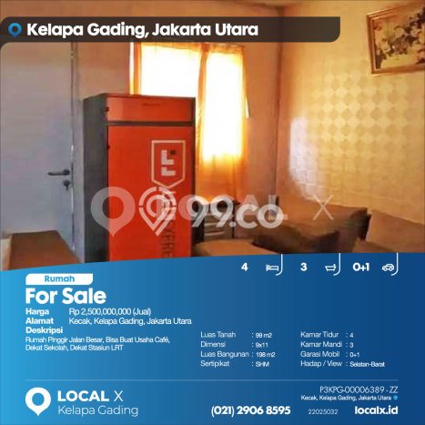Dijual Rumah Minimalis Bagus Punya 4 KT di Kelapa Gading Jakarta Utara SHM Dijual Rumah Minimalis Bagus Punya 4 KT di Kelapa Gading Jakarta Utara SHM