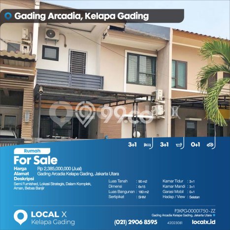 For Sale Rumah 3 Kamar Lokasi Strategis Bagus dan Strategis di Kelapa Gading For Sale Rumah 3 Kamar Lokasi Strategis Bagus dan Strategis di Kelapa Gading