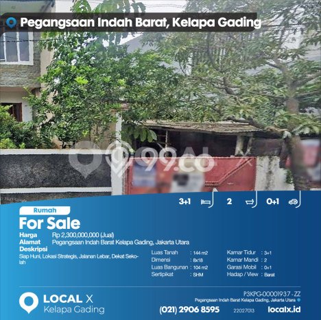 Dijual Cepat Rumah Favorit Siap Huni LB 104m2 di Kelapa Gading, Jakarta Utara Dijual Cepat Rumah Favorit Siap Huni LB 104m2 di Kelapa Gading, Jakarta Utara