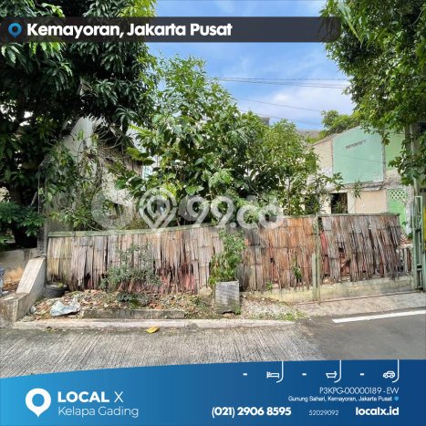 Tanah di Kemayoran, Jakarta Pusat Luas 204m2 Dijual Segera Tanah di Kemayoran, Jakarta Pusat Luas 204m2 Dijual Segera