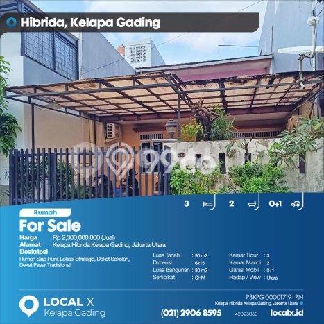 Rumah Modern Minimalis 3 KT Bisa Langsung Pindah di Kelapa Gading Rumah Modern Minimalis 3 KT Bisa Langsung Pindah di Kelapa Gading