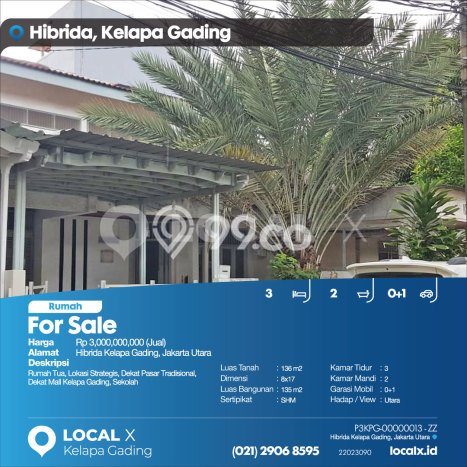 Dijual Hunian Mewah dengan Fasilitas Sekitar Komplit di Kelapa Gading, Jakarta Utara Dijual Hunian Mewah dengan Fasilitas Sekitar Komplit di Kelapa Gading, Jakarta Utara