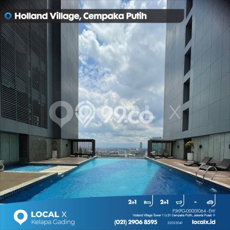 Tersedia Apartemen 2 KT & 2 KM di Cempaka Putih, Jakarta Pusat Tersedia Apartemen 2 KT & 2 KM di Cempaka Putih, Jakarta Pusat