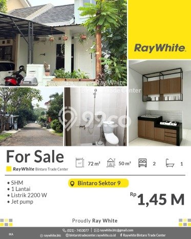 Dijual Rumah Modern 2 KT di Bintaro, Tangerang Selatan Dijual Rumah Modern 2 KT di Bintaro, Tangerang Selatan