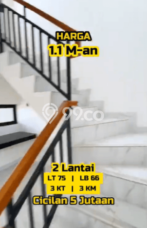 Rumah Modern 3 KT LT 75m2 di Bekasi Rumah Modern 3 KT LT 75m2 di Bekasi