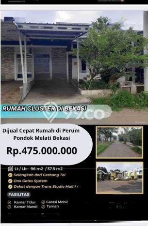 Rumah dengan Lokasi Strategis 2 KT di Bekasi Kota, Bekasi Rumah dengan Lokasi Strategis 2 KT di Bekasi Kota, Bekasi