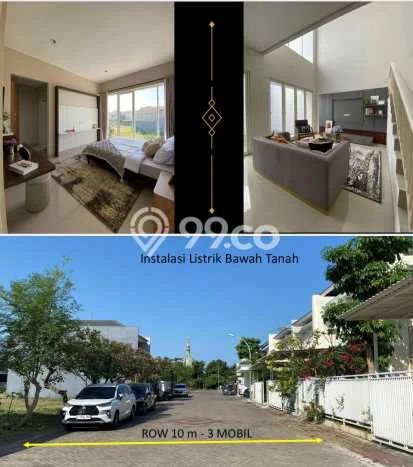 Jual Rumah Mewah Megah Dengan View Eksklusif di Manyar, Surabaya Jual Rumah Mewah Megah Dengan View Eksklusif di Manyar, Surabaya