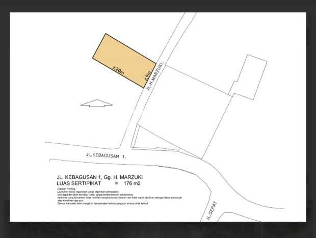 Tanah Komersial Dijual di Pasar Minggu Jakarta Selatan 176m2 Tanah Komersial Dijual di Pasar Minggu Jakarta Selatan 176m2