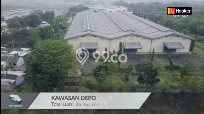 Gudang Dijual Lokasi Emas di Cileungsi Luas 9936m2 Gudang Dijual Lokasi Emas di Cileungsi Luas 9936m2