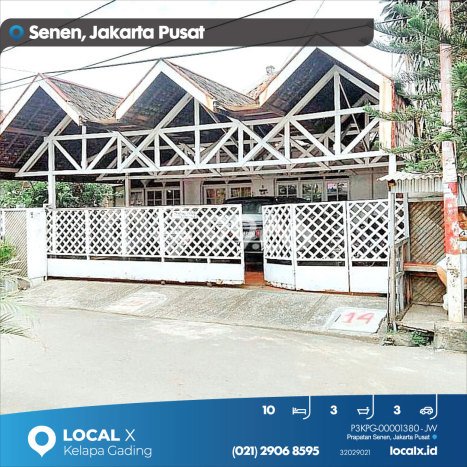 For Sale Rumah Mewah Exclusive di Senen, Jakarta Pusat For Sale Rumah Mewah Exclusive di Senen, Jakarta Pusat