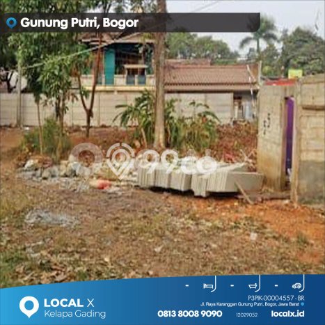 Tanah Dijual Lokasi Gunung Putri, Bogor Luas 878m2 Legalitas Aman Tanah Dijual Lokasi Gunung Putri, Bogor Luas 878m2 Legalitas Aman