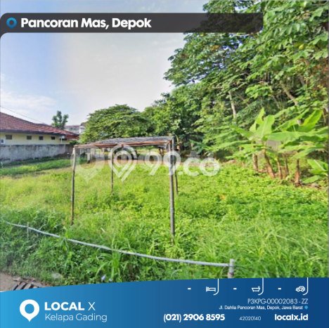 Tanah Komersial Dijual di Pancoran Mas Depok 1620m2 Tanah Komersial Dijual di Pancoran Mas Depok 1620m2