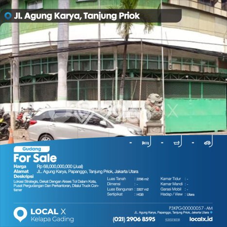 Gudang Dijual Lokasi Stratagis di Tanjung Priok Jakarta Utara Cocok untuk Investasi Gudang Dijual Lokasi Stratagis di Tanjung Priok Jakarta Utara Cocok untuk Investasi