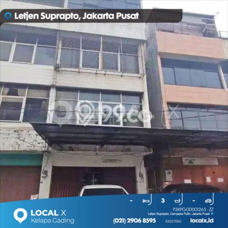 Dijual Ruko di Cempaka Putih, Jakarta Pusat Harga Penawaran Spesial Dijual Ruko di Cempaka Putih, Jakarta Pusat Harga Penawaran Spesial
