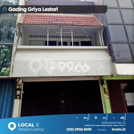 Ruko disewakan di Kelapa Gading Jakarta Utara dengan luas bangunan 174m2 Ruko disewakan di Kelapa Gading Jakarta Utara dengan luas bangunan 174m2