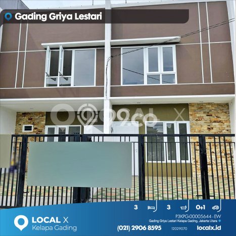Rumah Modern Cantik 3 KT Bisa Langsung Pindah di Kelapa Gading Rumah Modern Cantik 3 KT Bisa Langsung Pindah di Kelapa Gading