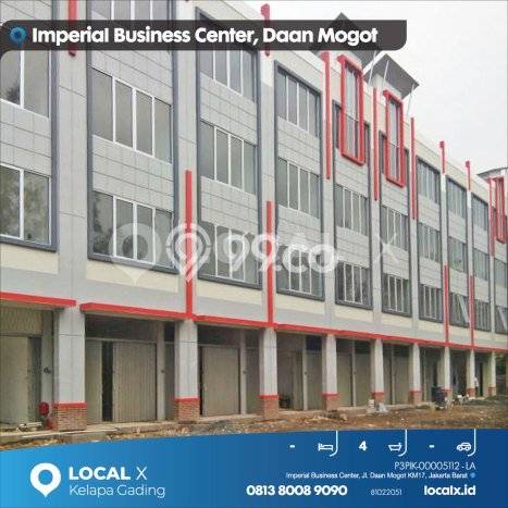 Unit Ruko Dijual di Jakarta Barat LT 67m2 & LB 270m2 Unit Ruko Dijual di Jakarta Barat LT 67m2 & LB 270m2