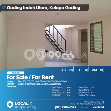Dijual Rumah Minimalis Bagus Punya 2 KT di Kelapa Gading Jakarta Utara SHM Dijual Rumah Minimalis Bagus Punya 2 KT di Kelapa Gading Jakarta Utara SHM