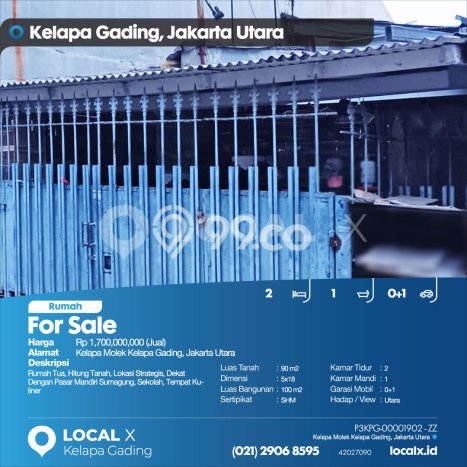 Dijual Cepat Rumah Favorit Siap Huni LB 100m2 di Kelapa Gading, Jakarta Utara Dijual Cepat Rumah Favorit Siap Huni LB 100m2 di Kelapa Gading, Jakarta Utara