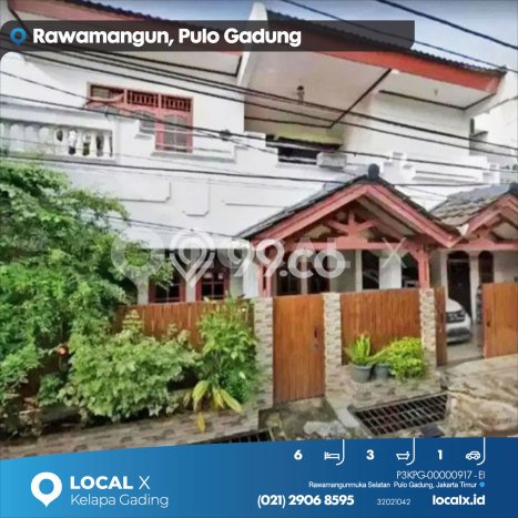 Rumah Strategis Minimalis Lb 250m2 di Pulo Gadung, Jakarta Timur Rumah Strategis Minimalis Lb 250m2 di Pulo Gadung, Jakarta Timur