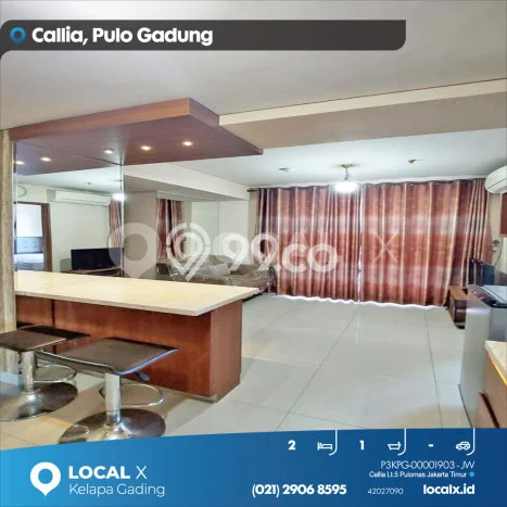 Apartemen Favorit Nyaman Dijual di Jakarta Timur dengan 2 Kamar Tidur Apartemen Favorit Nyaman Dijual di Jakarta Timur dengan 2 Kamar Tidur