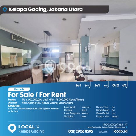 Siap Huni Hunian Elit 6 Kamar di Kelapa Gading Dekat ke Mana Pun Siap Huni Hunian Elit 6 Kamar di Kelapa Gading Dekat ke Mana Pun