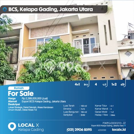 Jual Rumah Bagus Siap Huni LB 165m2 di Kelapa Gading, Jakarta Utara Jual Rumah Bagus Siap Huni LB 165m2 di Kelapa Gading, Jakarta Utara