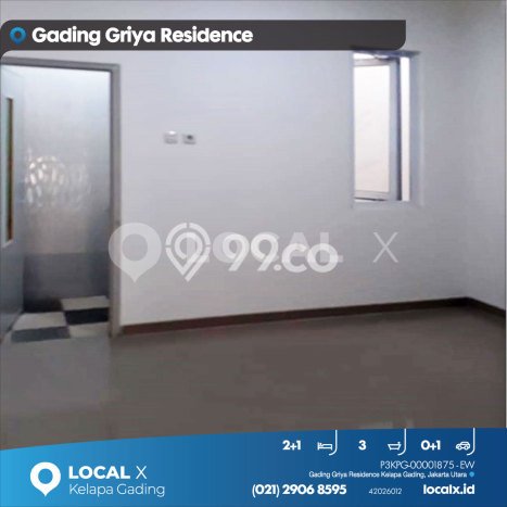 Rumah Modern Minimalis 2 Kamar Bisa Langsung Pindah di Kelapa Gading Rumah Modern Minimalis 2 Kamar Bisa Langsung Pindah di Kelapa Gading