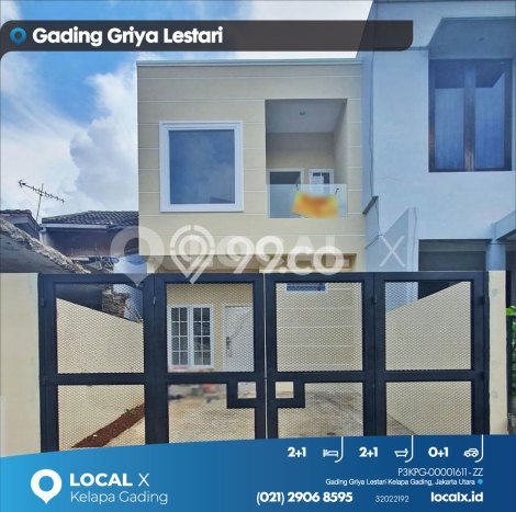 Rumah Modern Minimalis 2 Kamar Siap Huni di Kelapa Gading Rumah Modern Minimalis 2 Kamar Siap Huni di Kelapa Gading