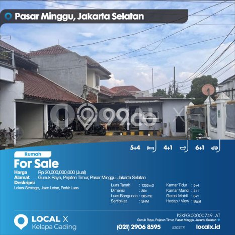 Best Deal Hunian Premium Ideal dan Luas di Pasar Minggu, Jakarta Selatan Best Deal Hunian Premium Ideal dan Luas di Pasar Minggu, Jakarta Selatan