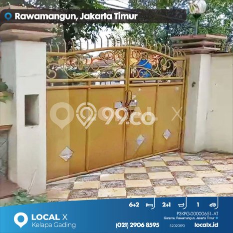 Disewakan! Rumah 6 Kamar Tidur &
2 Kamar Mandi di Rawamangun, Jakarta Timur Disewakan! Rumah 6 Kamar Tidur &
2 Kamar Mandi di Rawamangun, Jakarta Timur