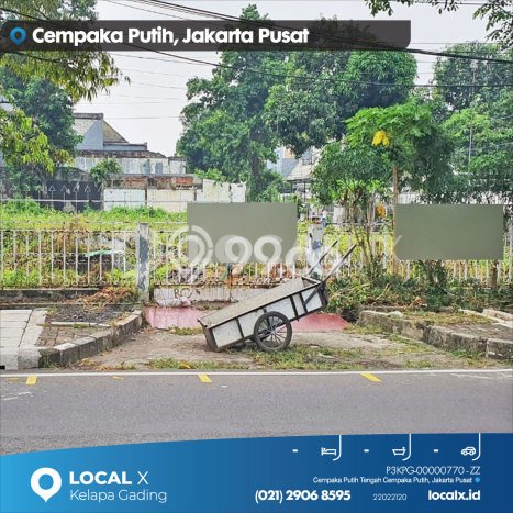 Lahan Kosong Dijual di Cempaka Putih, Jakarta Pusat, Luas 992m2 Area Strategis Lahan Kosong Dijual di Cempaka Putih, Jakarta Pusat, Luas 992m2 Area Strategis