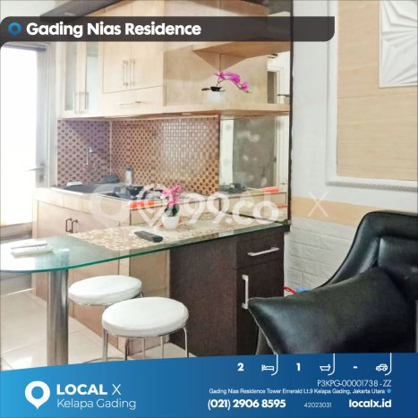 Sewa Sekarang Apartemen Strategis 2 KT, 1 KM di Kawasan Kelapa Gading Sewa Sekarang Apartemen Strategis 2 KT, 1 KM di Kawasan Kelapa Gading