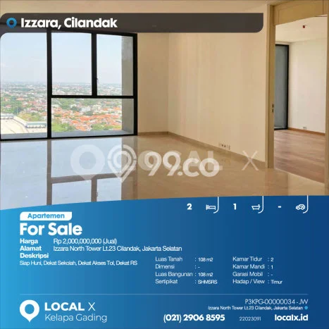 Apartemen Strategis untuk Dijual di Cilandak, Jakarta Selatan, DKI Jakarta Apartemen Strategis untuk Dijual di Cilandak, Jakarta Selatan, DKI Jakarta