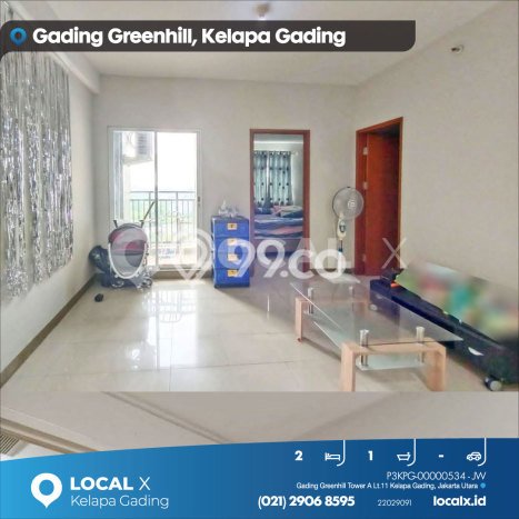 Hunian Apartemen 2 KT 1 KM di Kelapa Gading, Jakarta Utara Dijual Cepat Hunian Apartemen 2 KT 1 KM di Kelapa Gading, Jakarta Utara Dijual Cepat