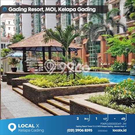 Unit Apartemen Dijual di Kelapa Gading, Jakarta Utara, dengan 2 Bedroom, 1 Bathroom Unit Apartemen Dijual di Kelapa Gading, Jakarta Utara, dengan 2 Bedroom, 1 Bathroom