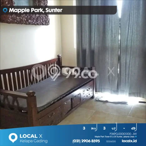 Sewa Apartemen Murah di Sunter 3 Bedroom Sewa Apartemen Murah di Sunter 3 Bedroom