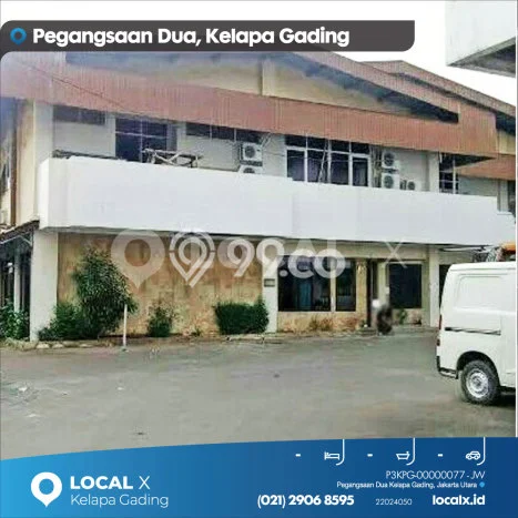 Disewakan Gudang komersial di Kelapa Gading luas bangunan 616m2 Disewakan Gudang komersial di Kelapa Gading luas bangunan 616m2