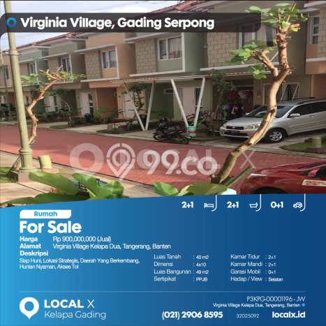 Rumah Strategis Modern Lb 49m2 di Kelapa Dua, Tangerang Rumah Strategis Modern Lb 49m2 di Kelapa Dua, Tangerang